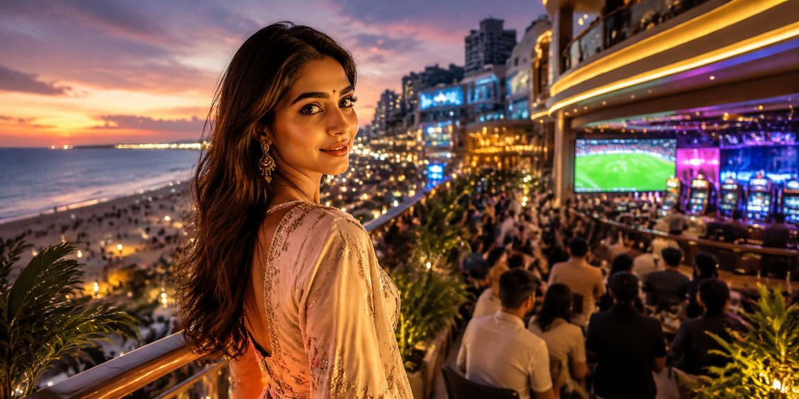 Live Casino dealer hosting a game in Chennai setting